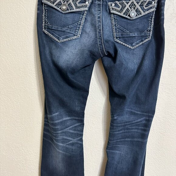 Day Trip,Virgo Bootcut,Women's Blue Jeans 30 R - Picture 2 of 16